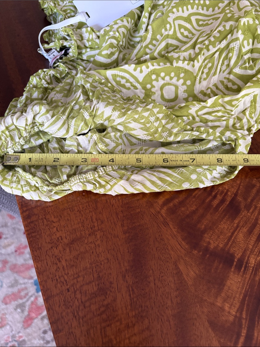 NWT Rose & Olive Lightweight Flutter Sleeve Blouse - Picture 5 of 5
